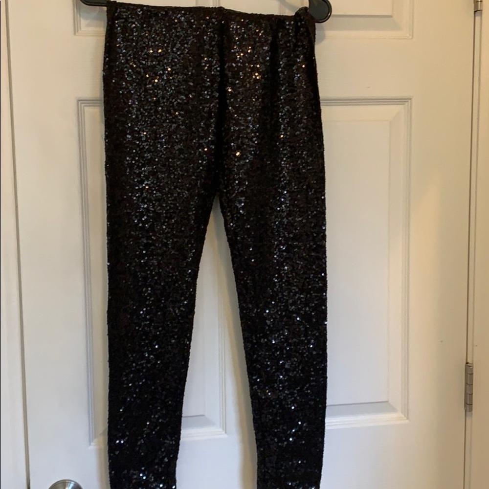 Slim Sequin Pants